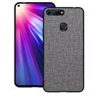 Shockproof Cloth Texture PC+ TPU Protective Case for Huawei Honor View 20 (Grey) - 1