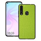 Shockproof Cloth Texture PC+ TPU Protective Case for Huawei Nova 4 (Green) - 1