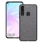 Shockproof Cloth Texture PC+ TPU Protective Case for Huawei Nova 4 (Grey) - 1