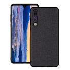 Shockproof Cloth Texture PC+ TPU Protective Case for Huawei P30 (Black) - 1