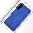 Shockproof Cloth Texture PC+ TPU Protective Case for Huawei P30 Pro (Dark Blue) - 1