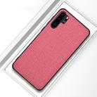 Shockproof Cloth Texture PC+ TPU Protective Case for Huawei P30 Pro (Pink) - 1