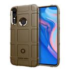 Shockproof Protector Cover Full Coverage Silicone Case for Huawei P Smart Z (Brown) - 1