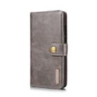 DG.MING Crazy Horse Texture Flip Detachable Magnetic Leather Case for Huawei P30 Lite, with Holder & Card Slots & Wallet (Grey) - 2