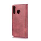 DG.MING Crazy Horse Texture Flip Detachable Magnetic Leather Case for Huawei P30 Lite, with Holder & Card Slots & Wallet (Red) - 3