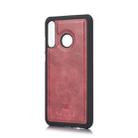 DG.MING Crazy Horse Texture Flip Detachable Magnetic Leather Case for Huawei P30 Lite, with Holder & Card Slots & Wallet (Red) - 4