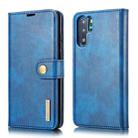DG.MING Crazy Horse Texture Flip Detachable Magnetic Leather Case for Huawei P30 Pro, with Holder & Card Slots & Wallet (Blue) - 1