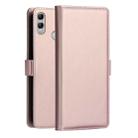 DZGOGO MILO Series PC + PU Horizontal Flip Leather Case for Huawei P Smart (2019) / Honor 10 Lite / Nova Lite 3, with Holder & Card Slot & Wallet(Rose Gold) - 1