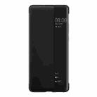 For Huawei P50 Pro Smart Display View Window Flip Leather Protective Case with Sleep / Wake-up Function(Black) - 1