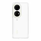 For Huawei P50 Pro Ring Flash Protective Case Selfie Beauty Ring Fill Light Case(White) - 1