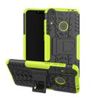 Tire Texture TPU+PC Shockproof Case for Huawei Honor Play 8C, with Holder (Green) - 1