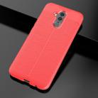 Litchi Texture TPU Shockproof Case for Huawei Mate 20 Lite (Red) - 1