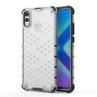 Shockproof Honeycomb PC + TPU Case for Huawei Honor 8X(Grey) - 1