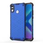 Shockproof Honeycomb PC + TPU Case for Huawei Honor 8X(Blue) - 1