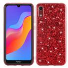 Glitter Powder Shockproof TPU Case for Huawei Honor Play 8A (Red) - 1