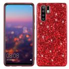 Glitter Powder Shockproof TPU Case for Huawei P30 Pro (Red) - 1