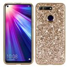 Glitter Powder Shockproof TPU Case for Huawei Honor View 20 (Gold) - 1