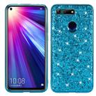 Glitter Powder Shockproof TPU Case for Huawei Honor View 20 (Blue) - 1