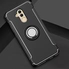 Magnetic 360 Degree Rotation Ring Holder Armor Protective Case for Huawei Mate 20 Lite (Black) - 2