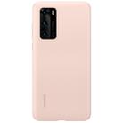 Original Huawei Shockproof Silicone Protective Case for Huawei P40(Pink) - 1