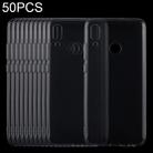 50 PCS 0.75mm Ultrathin Transparent TPU Soft Protective Case for Huawei P Smart (2019) / Honor 10 Lite - 1
