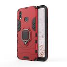 PC + TPU Shockproof Protective Case for Huawei P20 Lite / Nova 3e, with Magnetic Ring Holder (Red) - 1