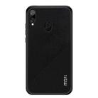 MOFI Shockproof TPU + PC + Cloth Pasted Case for Huawei Y9 (2019) / Enjoy9 Plus(Black) - 1