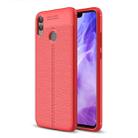 Litchi Texture TPU Shockproof Case for Huawei Honor 8X (Red) - 1