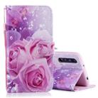 Rose Pattern Horizontal Flip Leather Case for Huawei P20 Pro, with Holder & Card Slots & Wallet - 1