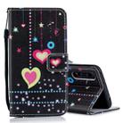 Colored Heart Pattern Horizontal Flip Leather Case for Huawei P20 Pro, with Holder & Card Slots & Wallet - 1