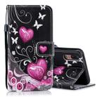 Peach Heart Pattern Horizontal Flip Leather Case for Huawei P20, with Holder & Card Slots & Wallet - 1
