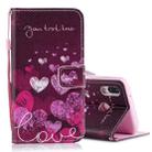 Letter and Heart Pattern Horizontal Flip Leather Case for Huawei P20 Lite, with Holder & Card Slots & Wallet - 1