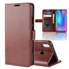 R64 Texture Single Fold Horizontal Flip Leather Case for Huawei Honor 10 Lite, with Holder & Card Slots & Wallet (Brown) - 1