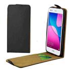 For Huawei  P9 Lite Mini Vertical Flip Leather Protective Back Cover Case with Card Slot (Black) - 1