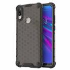 Honeycomb Shockproof PC + TPU Case for Huawei Y6(2019)(Black) - 1