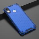 Honeycomb Shockproof PC + TPU Case for Huawei Y7(2019) (Blue) - 2