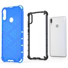 Honeycomb Shockproof PC + TPU Case for Huawei Y7(2019) (Blue) - 3