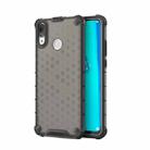 Honeycomb Shockproof PC + TPU Case for Huawei Y9 (2019) (Black) - 1