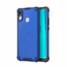 Honeycomb Shockproof PC + TPU Case for Huawei Y9 (2019) (Blue) - 1