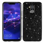 Glittery Powder Shockproof TPU Case for Huawei Mate 20 Lite / Maimang 7 (Black) - 1