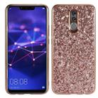 Glittery Powder Shockproof TPU Case for Huawei Mate 20 Lite / Maimang 7 (Rose Gold) - 1