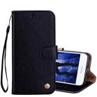 For Huawei  Honor 6A Business Style Oil Wax Texture Horizontal Flip Leather Case with Holder & Card Slots & Hand Strap(Black) - 1