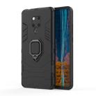 PC + TPU Shockproof Protective Case for Huawei Mate 20 X, with Magnetic Ring Holder(Black) - 1