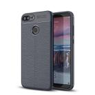 For Huawei Honor 10 Lite Litchi Texture Soft TPU Protective Case (Navy Blue) - 1