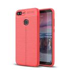 For Huawei Honor 10 Lite Litchi Texture Soft TPU Protective Case (Red) - 1