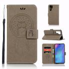 Wind Chime Owl Embossing Pattern Horizontal Flip Leather Case for Huawei P30 Pro, with Holder & Card Slots & Wallet (Grey) - 1