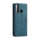 CaseMe-013 Multifunctional Retro Frosted Horizontal Flip Leather Case for Huawei P30 Lite, with Card Slot & Holder & Wallet (Blue) - 3