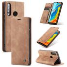 CaseMe-013 Multifunctional Retro Frosted Horizontal Flip Leather Case for Huawei P30 Lite, with Card Slot & Holder & Wallet (Brown) - 1