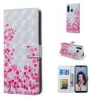 Sakura Pattern 3D Horizontal Flip Leather Case for Huawei P30 Lite, with Holder & Card Slots & Photo Frame & Wallet - 1