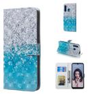 Sea and Sand Pattern 3D Horizontal Flip Leather Case for Huawei P30 Lite, with Holder & Card Slots & Photo Frame & Wallet - 1